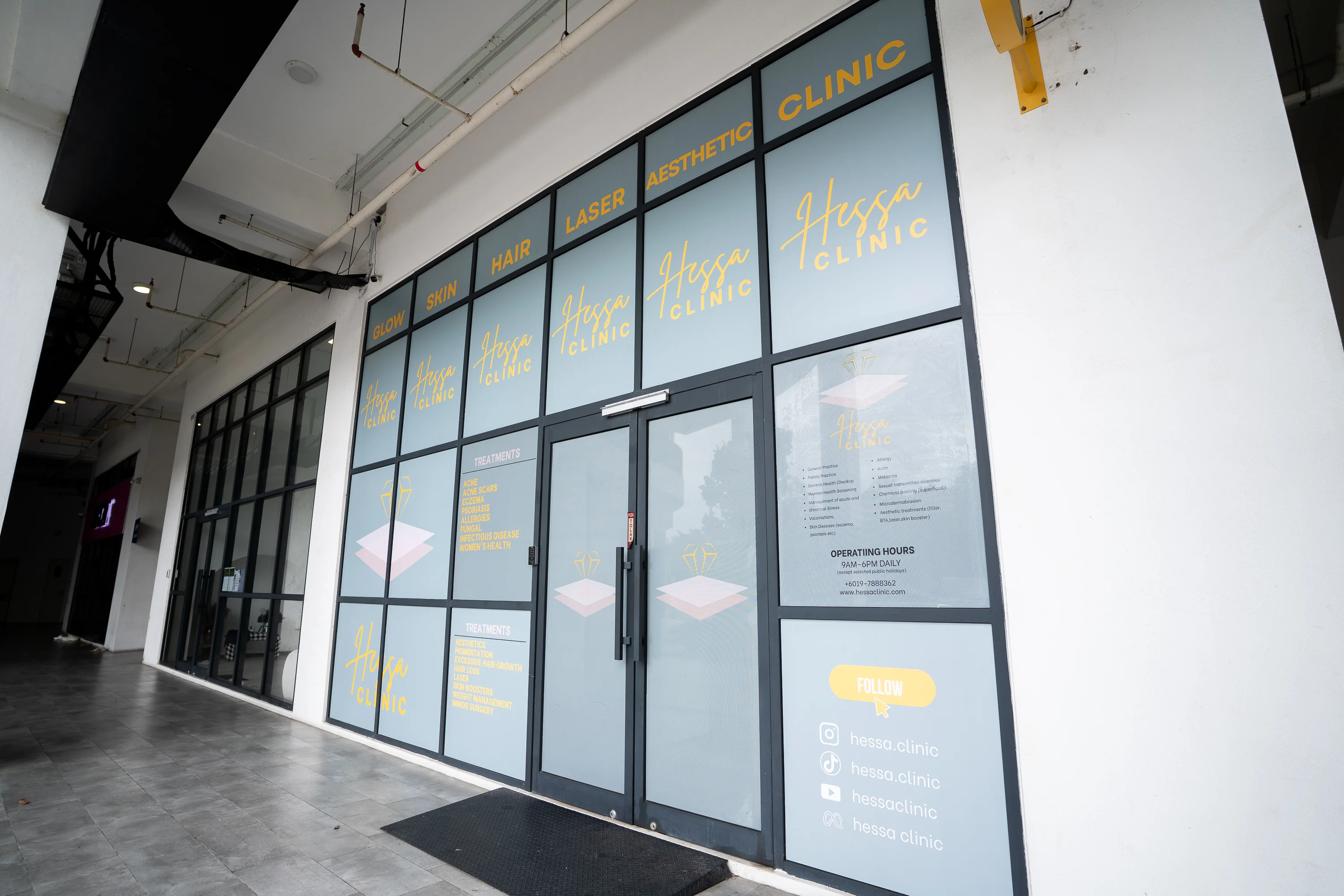 Hessa Clinic Front Entrance